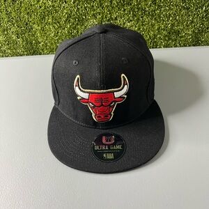 Hats Black Chicago Bulls Logo Cap